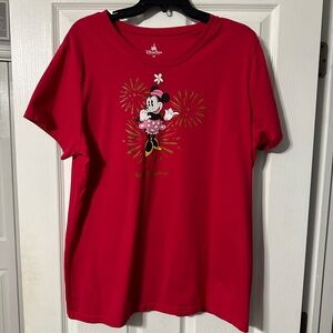 Disney Parks Authentic Minnie Mouse Short Sleeve Tee
